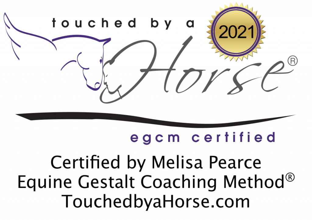 Certified Equine Gestalt Coaching Seal from Touched By A Horse